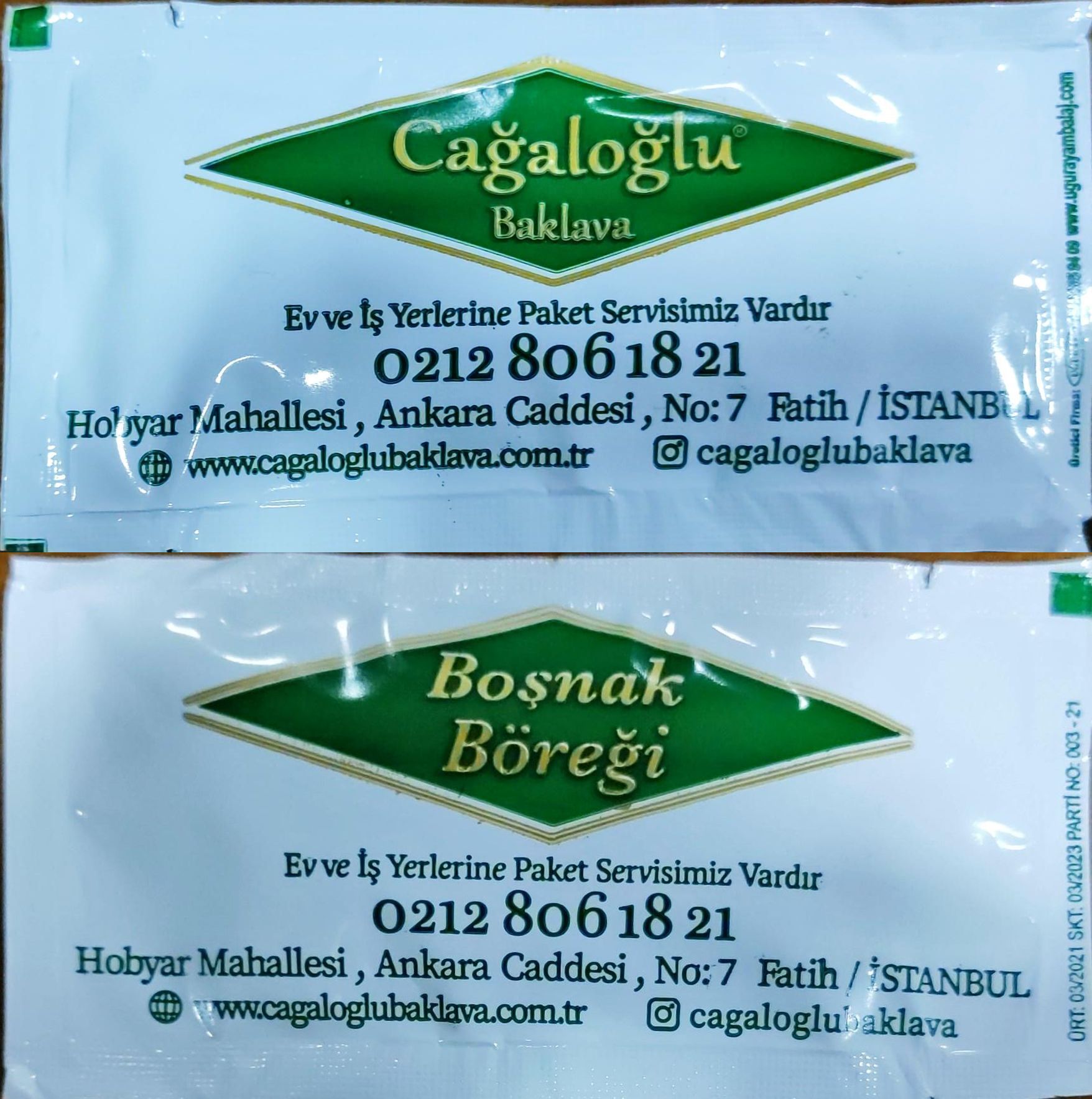 0661 Cağaloğlu Baklava - Cağaloğlu